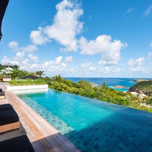 Villa Pool at WV MNT, Pointe Milou, St. Barthelemy