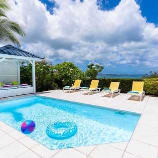 Villa Pool at PIE BLS, Happy Bay, St. Martin