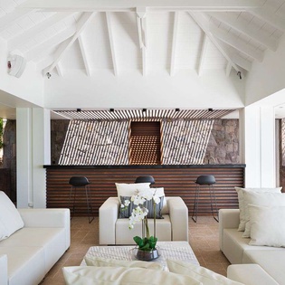 Living Room at WV FEL, Lorient, St. Barthelemy