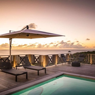 Deck at WV MER, Gouverneur, St. Barthelemy