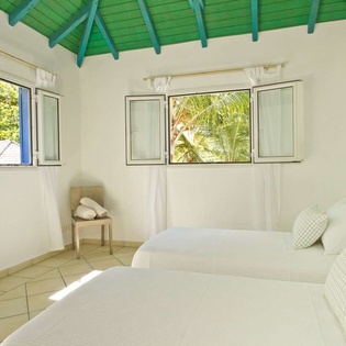 Bedroom at WV BEA, Marigot Beach, St. Barthelemy