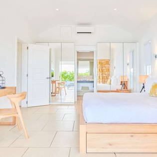 Bedroom at WV ANK, Colombier, St. Barthelemy