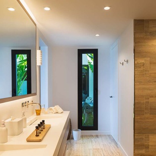 Bathroom at WV CAA, Pointe Milou, St. Barthelemy