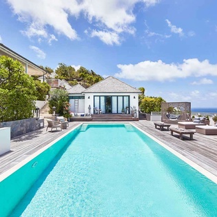 Villa Pool at WV KAM, Marigot, St. Barthelemy