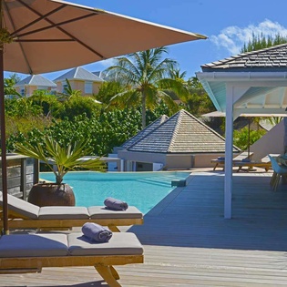 Deck at WV LAR, Petit Cul de Sac, St. Barthelemy