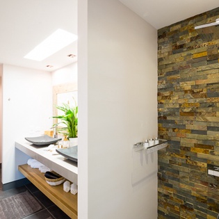 Bathroom at WV CLM, Vitet, St. Barthelemy