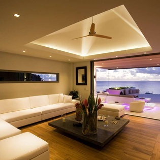 Living Room at WV VIT, Lurin, St. Barthelemy