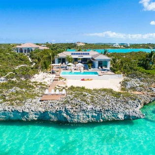 Aerial photo of IE HES, Silly Creek/Taylors, Turks & Caicos