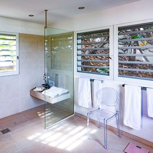 Bathroom at WV SBM, Grand Cul de Sac, St. Barthelemy