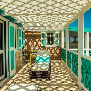 Patio at AXA TNM, Elsie Bay, Anguilla