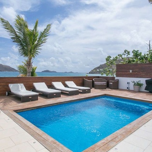 Villa Pool at WV VDD, Flamands Beach, St. Barthelemy