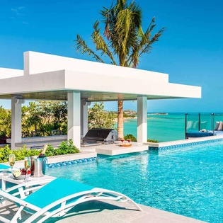 Villa Pool at TC SDB, Turtle Tail, Turks & Caicos
