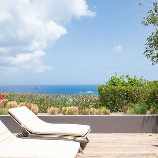 Deck at WV BSN, Lurin, St. Barthelemy
