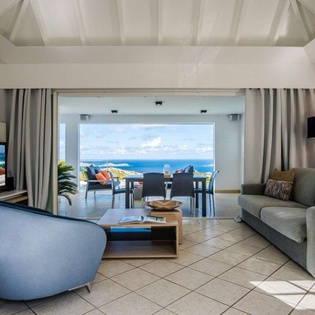 Living Room at WV ALO, Vitet, St. Barthelemy