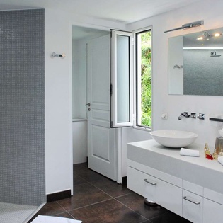 Bathroom at WV ROS, Gustavia, St. Barthelemy