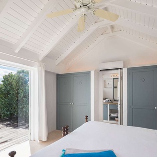 Bedroom at WV MBA, Pointe Milou, St. Barthelemy