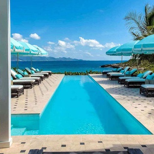 Villa Pool at AXA TNM, Elsie Bay, Anguilla