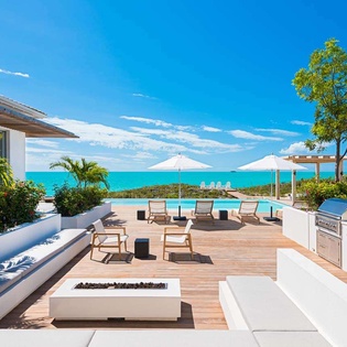 Deck at IE HES, Silly Creek/Taylors, Turks & Caicos