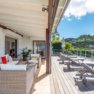 Veranda at WV TCK, Flamands Beach, St. Barthelemy