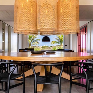 Dining Room at WV VIP, Pointe Milou, St. Barthelemy