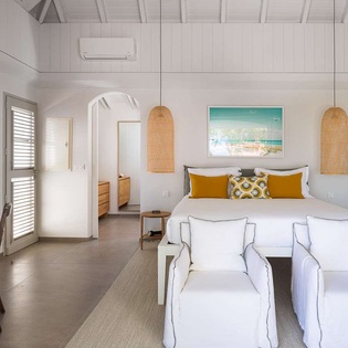 Bedroom at WV HBV, Flamands, St. Barthelemy