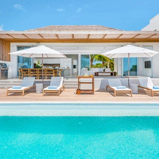 Villa Pool at TC BLM, Long Bay Beach, Turks & Caicos