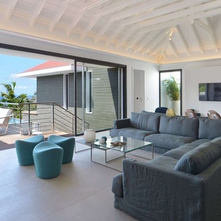 Living Room at WV TSO, Colombier, St. Barthelemy