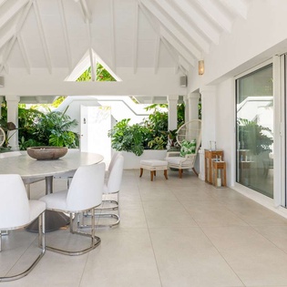 Dining Room at WV AIR, St. Jean, St. Barthelemy