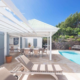 Terrace at WV MBA, Pointe Milou, St. Barthelemy