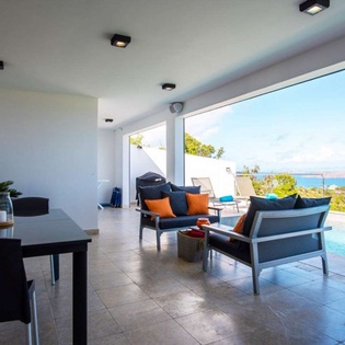 Living Room at WV ALO, Vitet, St. Barthelemy