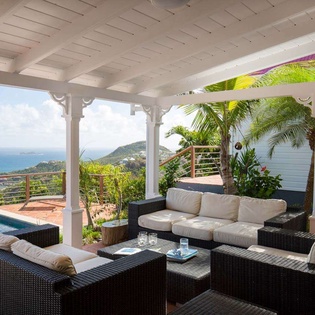 Terrace at WV PAS, Lurin, St. Barthelemy