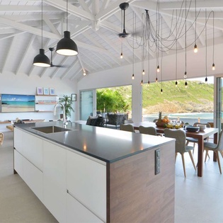 Kitchen at WV ABR, Anse des Cayes, St. Barthelemy