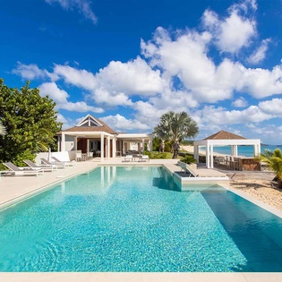 Villa Pool at PIE TNS, Beach Side/Baie Longue, St. Martin