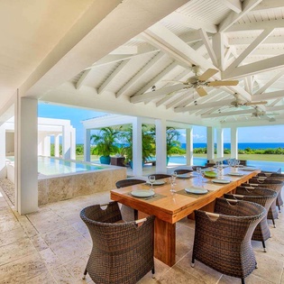 Dining Room at SXM AMB, Hillside/Terres Basses, St. Martin