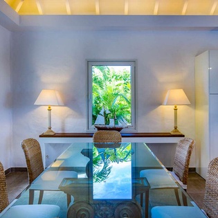 Dining Room at WV PAJ, Lurin, St. Barthelemy