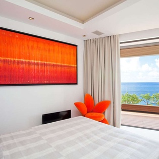 Bedroom at WV VIT, Lurin, St. Barthelemy