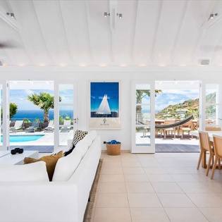 Living Room at WV VNA, Vitet, St. Barthelemy