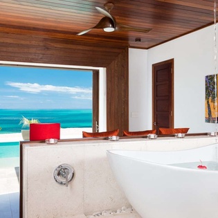 Bathroom at PL KAN, Grace Bay Turtle Cove, Turks & Caicos