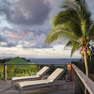 Deck at WV HBV, Flamands, St. Barthelemy