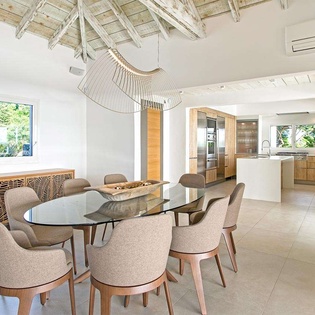 Dining Room at PIE AVN, Hillside/Terres Basses, St. Martin