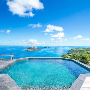 Villa Pool at WV BYZ, Colombier, St. Barthelemy
