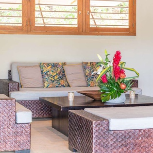 Living Room at WV MBL, St. Jean, St. Barthelemy