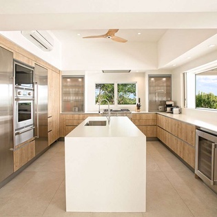 Kitchen at PIE AVN, Hillside/Terres Basses, St. Martin