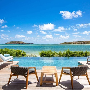 Villa Pool at WV AQA, Grand Cul de Sac, St. Barthelemy