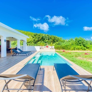 Villa Pool at SXM CAP, Beach Side/Baie Rouge, St. Martin