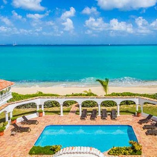 Aerial photo of SXM SER, Beach Side/Baie Rouge, St. Martin