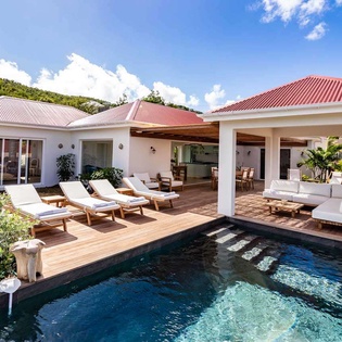 Villa Pool at WV APE, St. Jean, St. Barthelemy