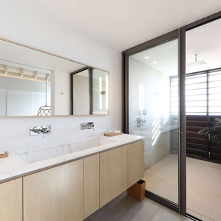 Bathroom at WV DZR, Colombier, St. Barthelemy