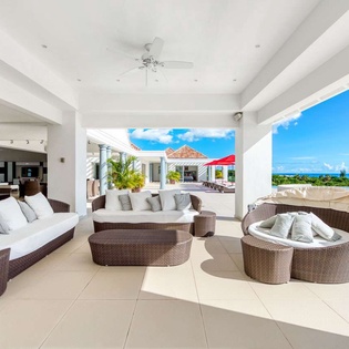 Living Room at SXM JUP, Hillside/Terres Basses, St. Martin