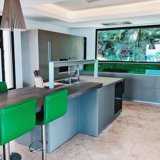 Kitchen at WV JSA, Lurin, St. Barthelemy